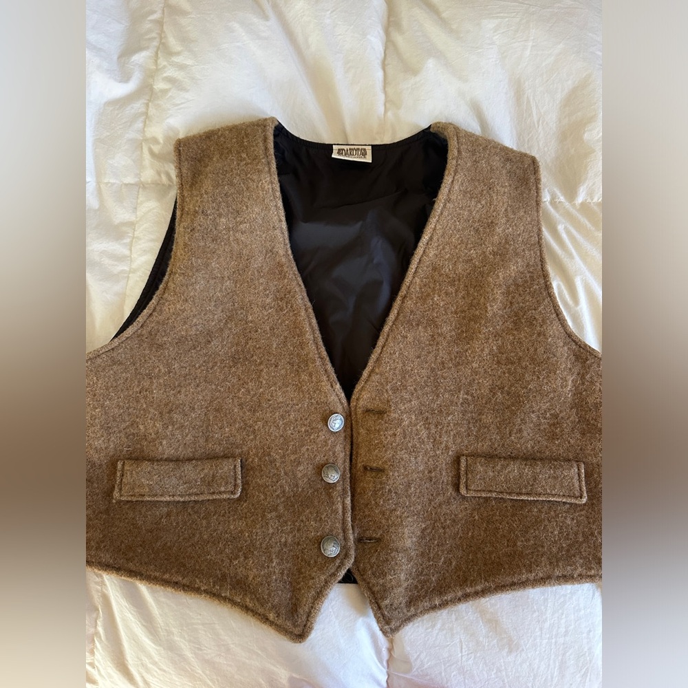 Men’s Buffalo Wool Vest